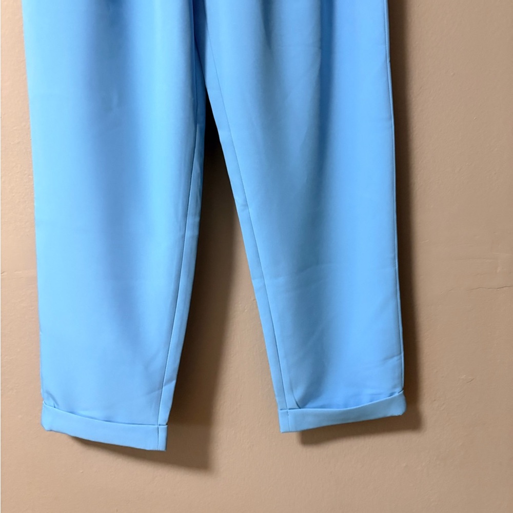 NWT Atoir High Waisted Tapered Natasha Trousers in Cerulean Blue. Size US 2 - Picture 5 of 11